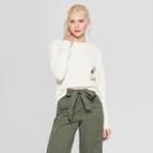 Women's Crew Neck Pullover - A New Day Cream