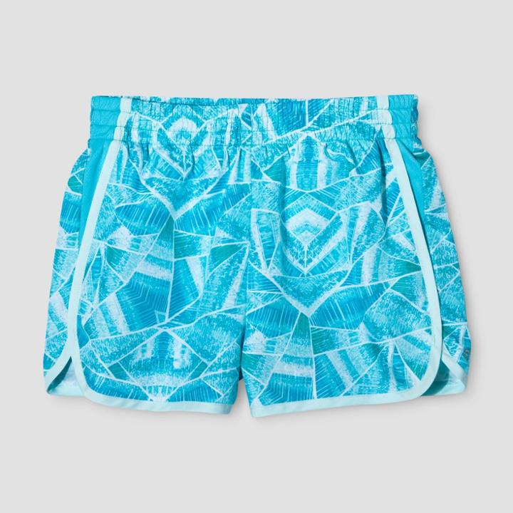 Girls' Printed Run Shorts - C9 Champion Crystal