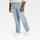 Men's Tall Straight Fit Lightweight Jeans - Goodfellow & Co Indigo Blue