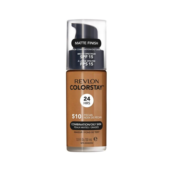 Revlon Colorstay Makeup Combination/oily Skin 510 Pecan - 1.0 Fl Oz, Adult Unisex