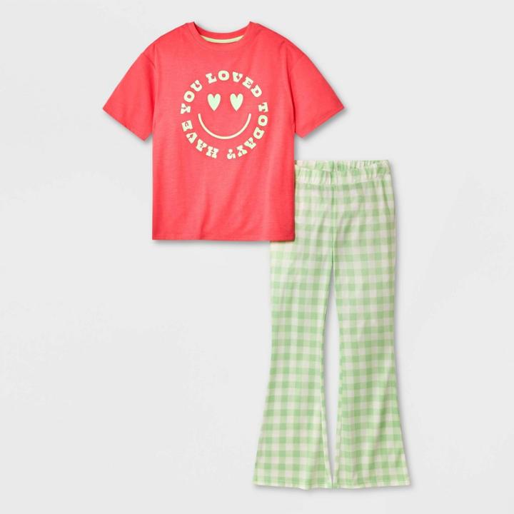 Girls' 2pc Pajama Set - Art Class Pink