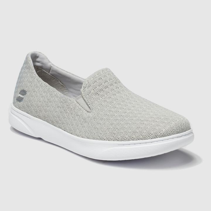 Women's S Sport By Skechers Rufina Slip On Sneakers - Gray 6.5, Gray White