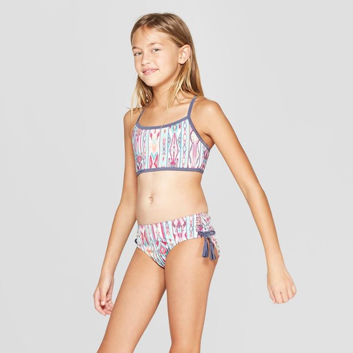 Girls' Desert Dream Bikini Set - Art Class Xs,