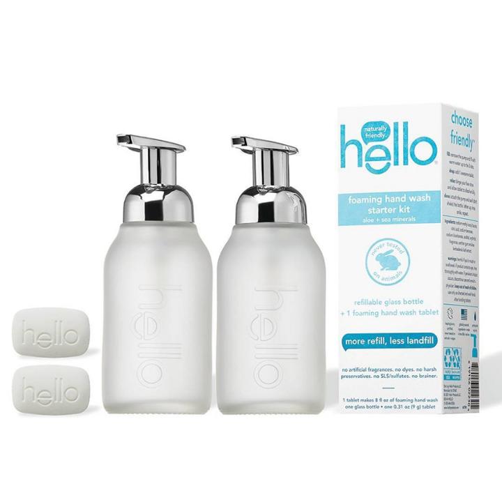 Hello Foaming Refillable Hand Soap Starter Kit
