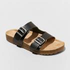 Kids' Drew Slip-on Footbed Sandals - Cat & Jack Black