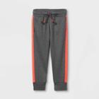 Toddler Boys' Active Jogger Pull-on Pants With Side Stripes - Cat & Jack Gray