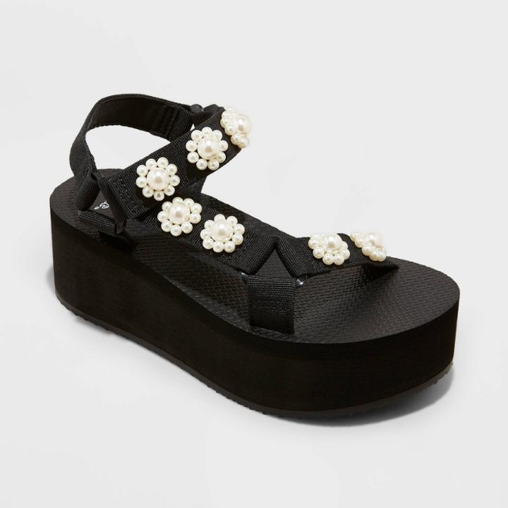 Women's Jolene Platform Sandals - Wild Fable Black