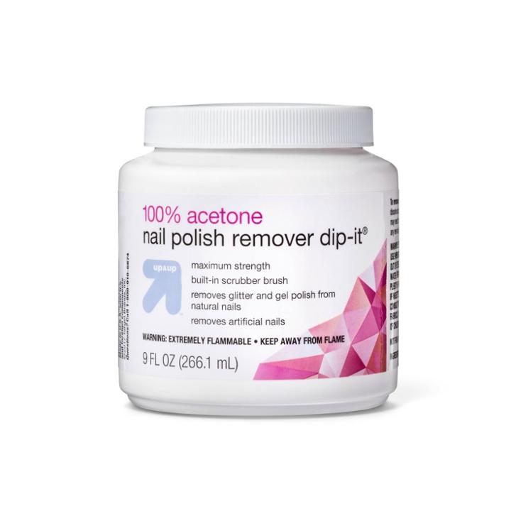 Maximum Strength Acetone Nail Polish Remover - 9 Fl Oz - Up & Up