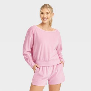 Women's Velour Sweatshirt - Joylab