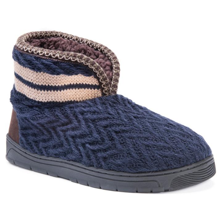 Men's Muk Luks Bootie Slippers - Blue