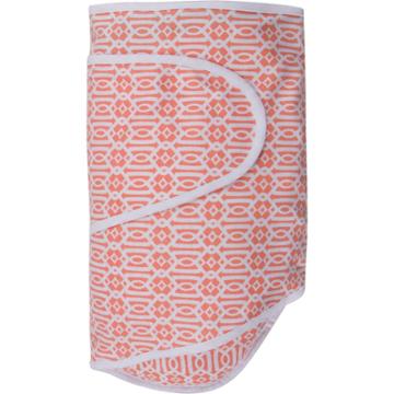 Miracle Blanket Swaddle Wrap - Lattice - Coral, Pink
