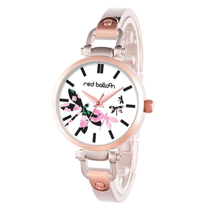 Women's Red Balloon Two Tone Alloy Bridle Watch - Two Tone,