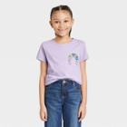 Girls' Rainbow Piano Short Sleeve Graphic T-shirt - Cat & Jack Lavender
