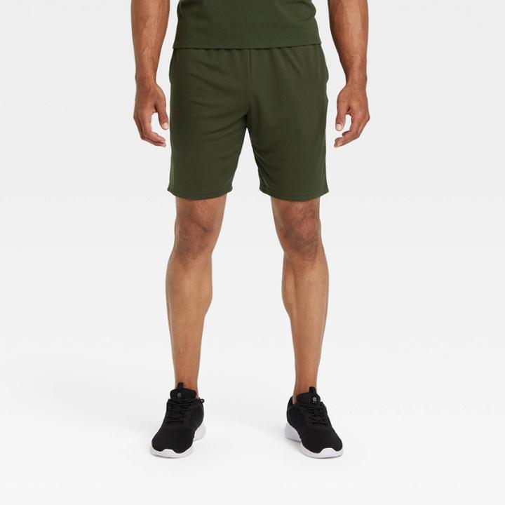 Men's Mesh Shorts 8.5 - All In Motion Olive Green
