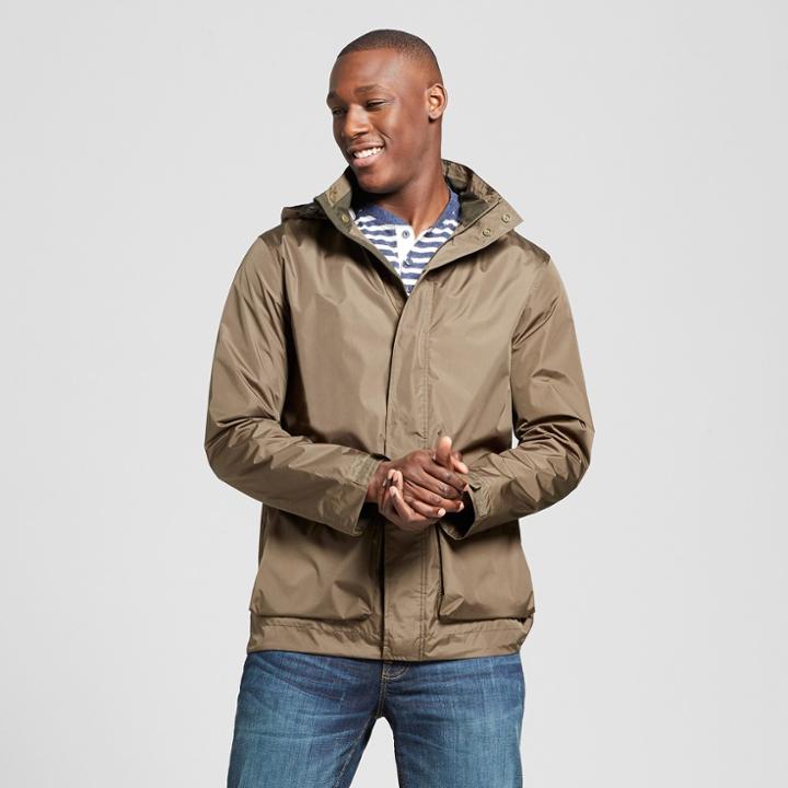 Men's Rain Jacket - Goodfellow & Co Olive (green)
