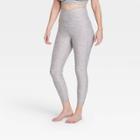 Women's Contour Curvy Brushed Back Ultra High-waisted 7/8 Leggings 25 - All In Motion Cream