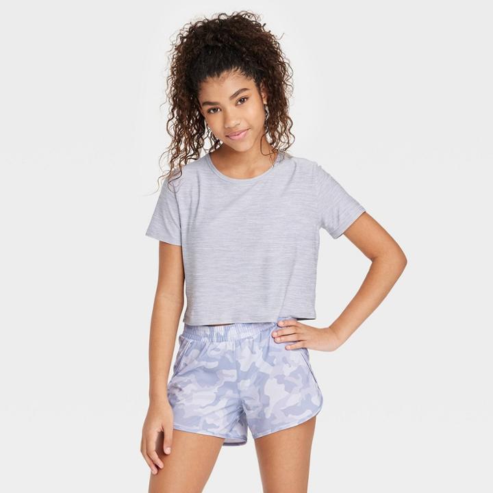 Girls' Studio T-shirt - All In Motion Gray