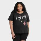 Jerry Leigh Women's Plus Size Duran Duran Short Sleeve Graphic T-shirt - Black
