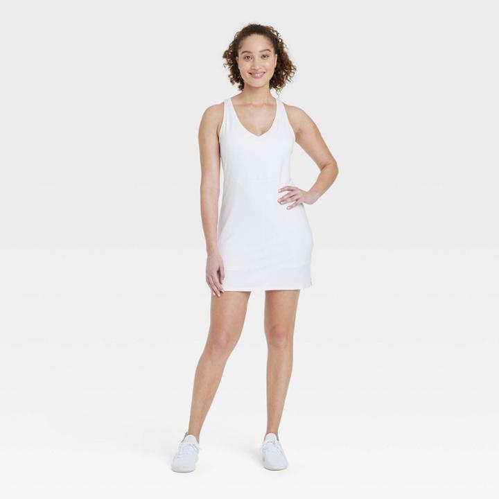 Women's Tennis Dress - All In Motion White