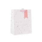 Spritz Foil Splattered Cub Bag With Tag Rose Gold -