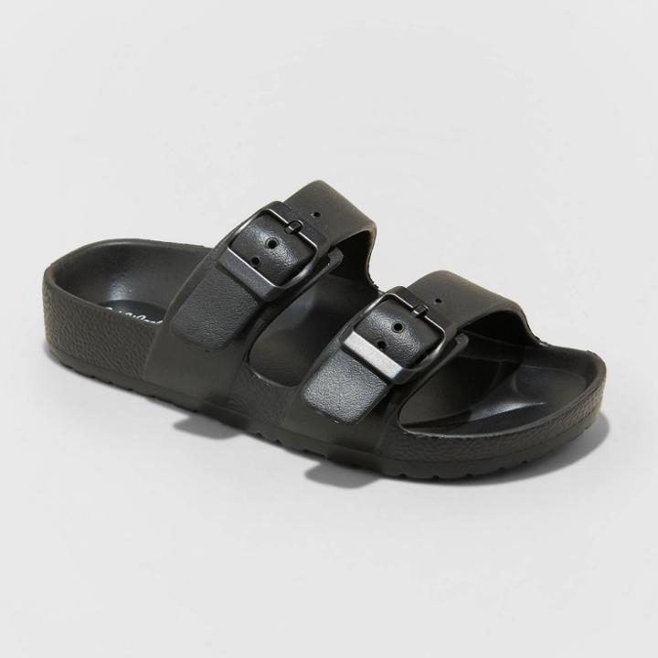 Kids' Noa Slip-on Apparel Water Shoes - Cat & Jack Black
