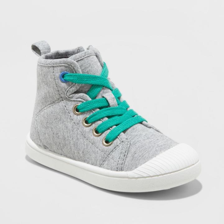 Toddler Boys' Burke High Top Sneakers - Cat & Jack Grey