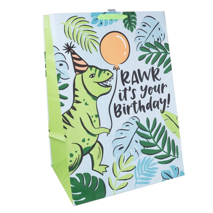 Spritz Dinosaur Print Gift Bag -