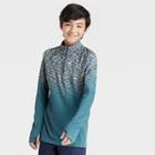 Boys' Long Sleeve Seamless 1/4 Zip Pullover Sweatshirt - All In Motion