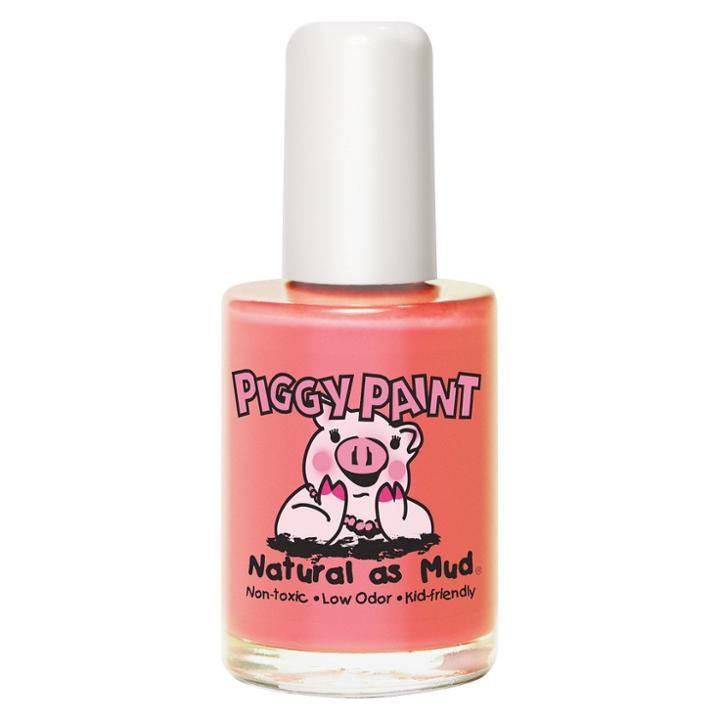 Piggy Paint Non-toxic Nail Polish - Let's Flamingle - 0.5 Oz, Matte Bright Coral Pink