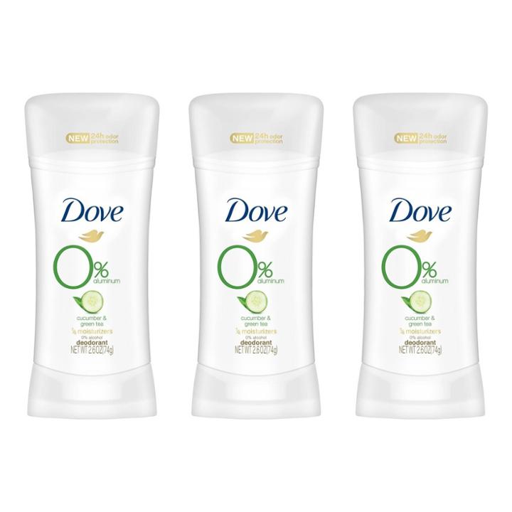 Dove Beauty Dove No Aluminium Deodorant Stick Cucumber & Green Tea