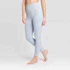 Women's High-waisted Ribbed 7/8 Seamless Leggings - Joylab Blue Musing S, Women's,