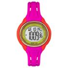 Women's Timex Ironman Sleek 50 Lap Digital Watch - Pink/orange Tw5m02800jt