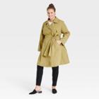 Women's Plus Size Fashion Rain Coat - Ava & Viv Green X