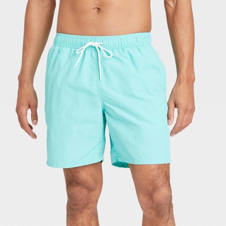 Men's 7 Swim Trunks - Goodfellow & Co Emerald