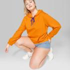 Women's Plus Size Hoodie - Wild Fable Orange
