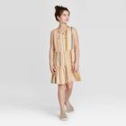 Girls' Ruffle Tier Dress - Art Class S, Girl's, Size: Small,