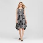 Target Women's Floral Print Halter Neck Dress - John Paul Richard - Black