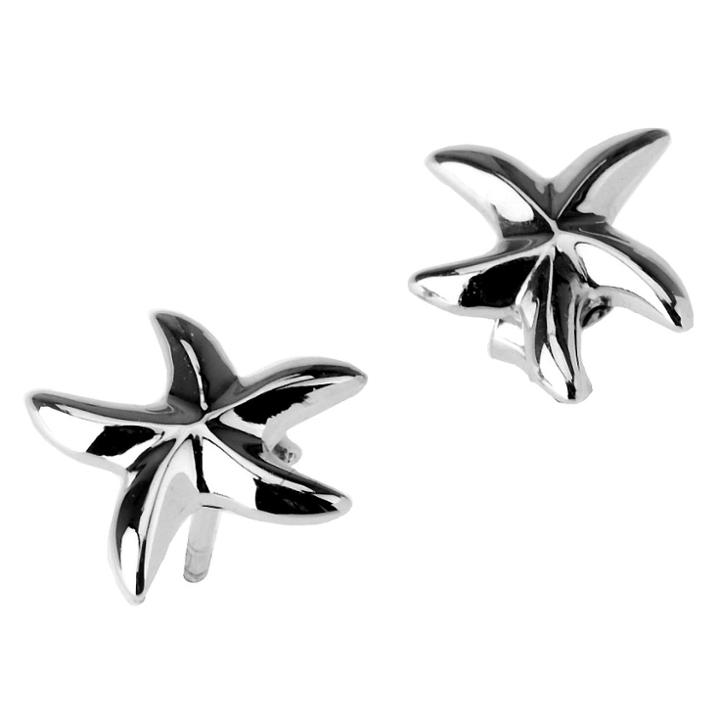 Target Sterling Silver Starfish Stud Earrings - White