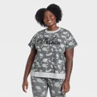No Brand Black History Month Women's Plus Size Gifted & Black Sweatshirt - Gray Geometric