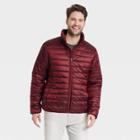 Men's Big & Tall Lightweight Trucker Jacket - Goodfellow & Co Dark Red