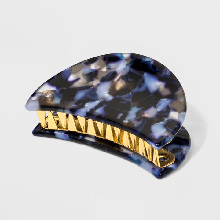 Marbled Hair Clip - A New Day Blue