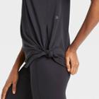 Women's Side-tie Tank Top - All In Motion Black