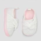 Baby Girls' Eyelet Slip On Sneakers - Cat & Jack White 0-3m,