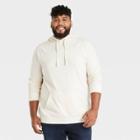 Men's Tall Standard Fit Hooded Sweatshirt - Goodfellow & Co White
