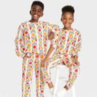 Ade + Ayo Black History Month Kids' Dusu Crewneck Pullover Sweater - Cream Abstract