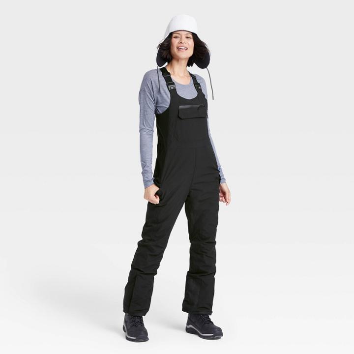 Women's Snow Sport Waterproof Bib - All In Motion Black