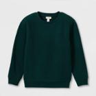 Kids' Micro Fleece Crewneck Sweatshirt - Cat & Jack Green