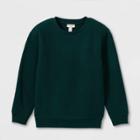 Kids' Micro Fleece Crewneck Sweatshirt - Cat & Jack Green