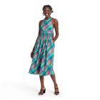Plaid Sleeveless Bow Back Halter Dress - Christopher John Rogers For Target Blue