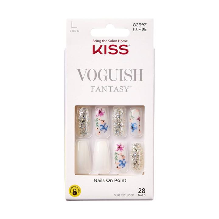 Kiss Products Voguish Fantasy Long Coffin Fake Nails - Not Just A Fad